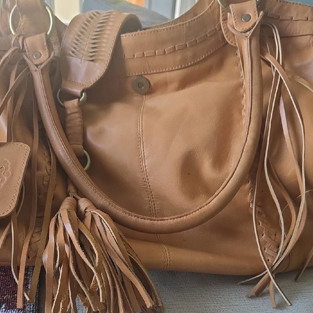 Tan Leather Women's BagAll Leather